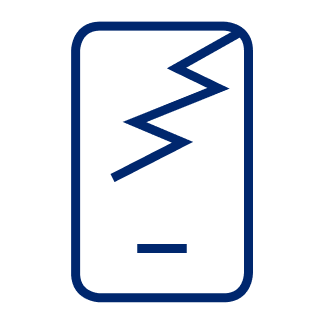 broken phone icon